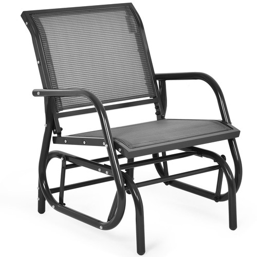 Gymax outdoor folding rocking - folding,