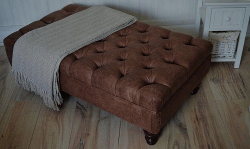 Chesterfield design footstool - chesterfield,