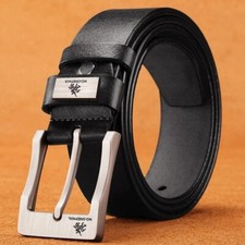 Mens Genuine Leather Belt