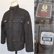 Belstaff Sammy Miller Waxed Jacket multipocket Black vintage coat size M