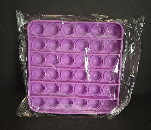 Purple fidget popper 6x6 - purple,