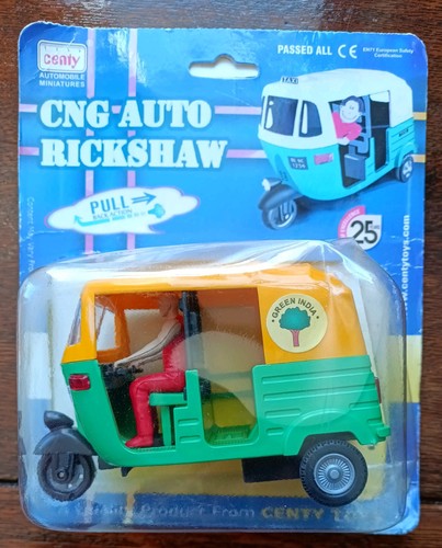 Cng auto rickshaw diecast - rickshaw,