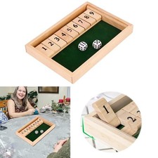 Wooden Shut the Box Table