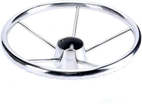 Stainless steel boat - steel, steering