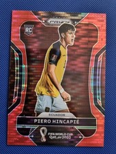Piero Hincapie Rookie /99 Red Pulsar - Arsenal/Ecuador - 2021-22 World Cup Prizm