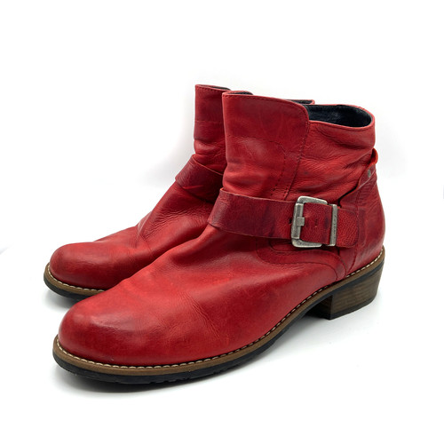 Wolky women dark - red, ankle