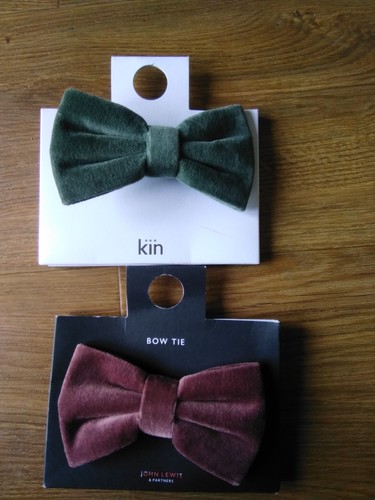 John lewis velvet bow ties - velvet,