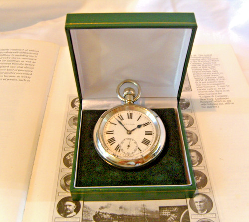 Record pocket watch railway - watch,