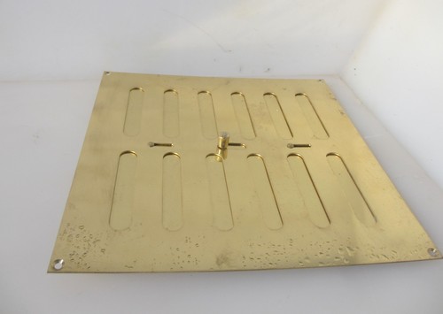 Brass ventilation grille - brass,