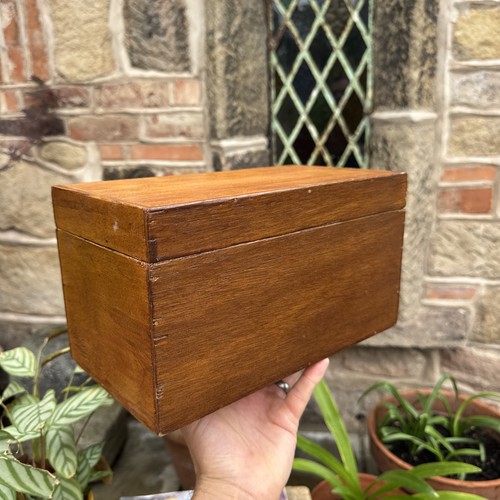 Vintage wooden storage box - wooden,