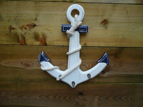 Ships anchor coat rack - ships,