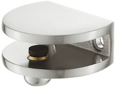 Glass shelf clamping brackets