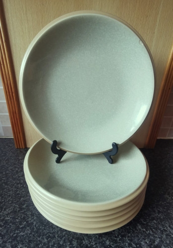 Stoneware side plates - 6, ~