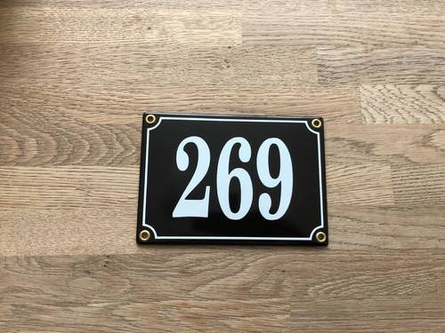 French black enamel - xl,
