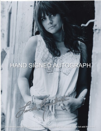 Linda ronstadt autographed - linda,