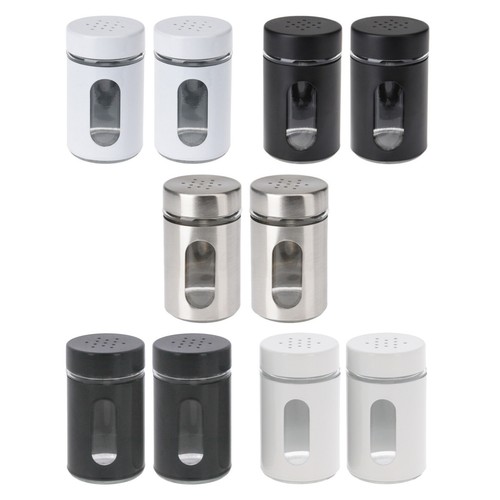 Salt and pepper shakers - salt,