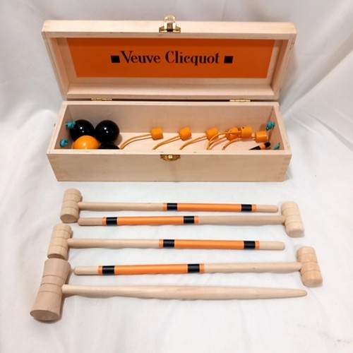 Veuve clicquot wooden croquet - wooden,
