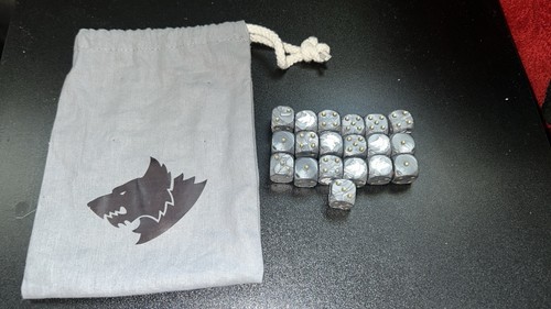 Wolf dice with space - dice,
