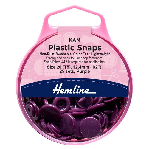 Hemline kam snaps plastic - hemline,