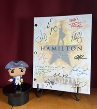 Hamilton Script Signed- Autograph Reprints- 146 Pgs- Hamilton Broadway Musical