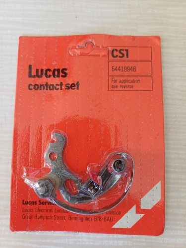 Lucas contact breaker set cs1 - contact,