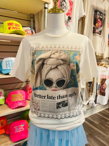 Better late than ugly cream - late,