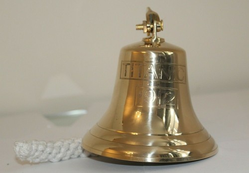 Brass titanic ship bell - titanic,