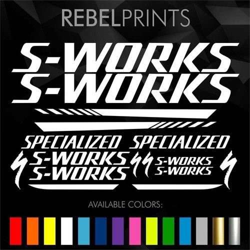 Works bike decals vinyl - s-works,
