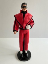 Vintage 1984 Michael Jackson Thriller 12" Doll With Stand