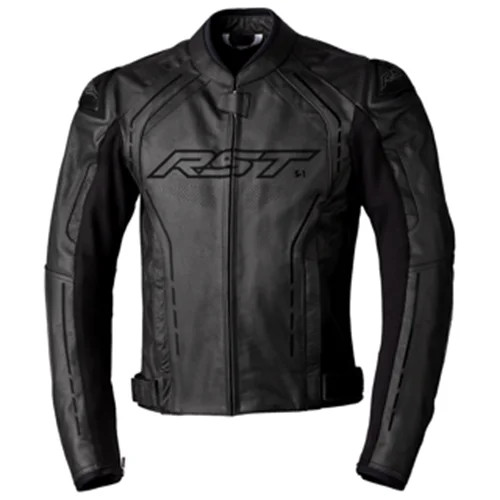 Rst leather motorcycle jacket - leather,