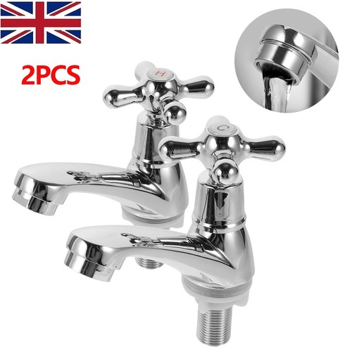 Twin taps set hot and - hot,
