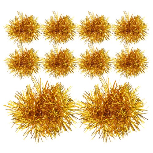 12pcs gold cheerleading pom - cheerleading,