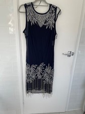Roman Navy Flapper dress size 20