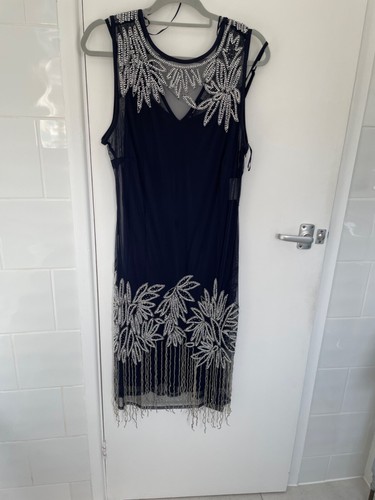 Roman navy flapper dress - roman,