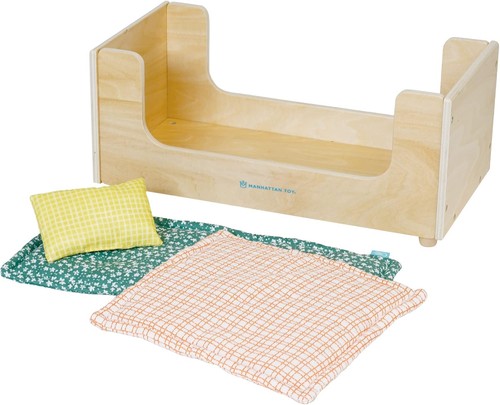 Wooden play bed with - with, pillow