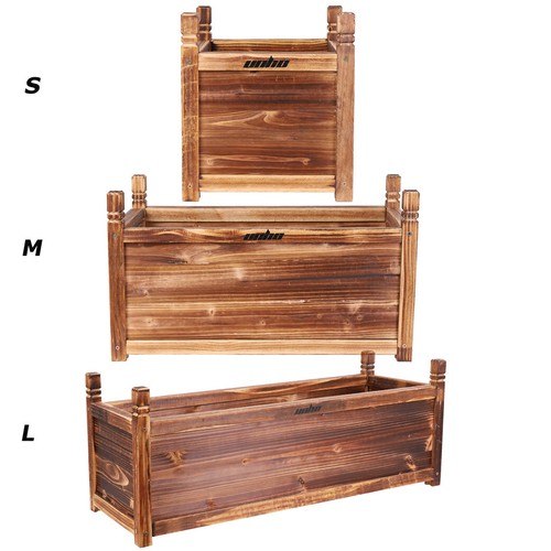 Wooden garden planters - wooden,