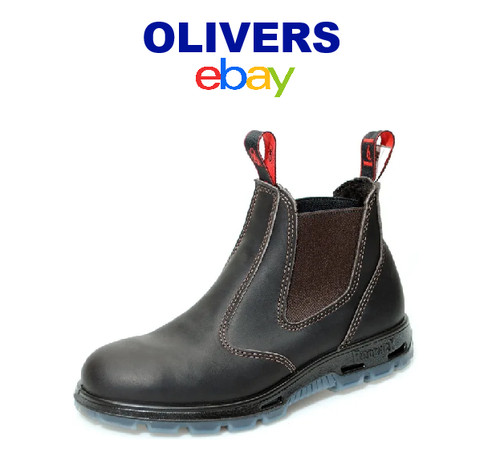 Redback boots steel toe brown - steel,