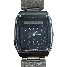 SEIKO H357-5010 Ana-Digi Quartz Square Watch Men's Used SA1204