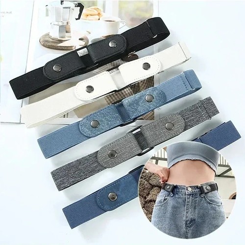Buckle ladies elastic belt - no,