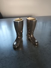 grenadier silver plated boots spirit measures 1 & 1.5 fluid ounce