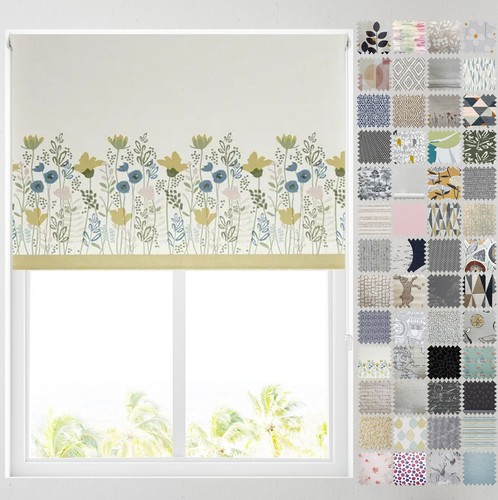 Patterned roller blinds - patterned,