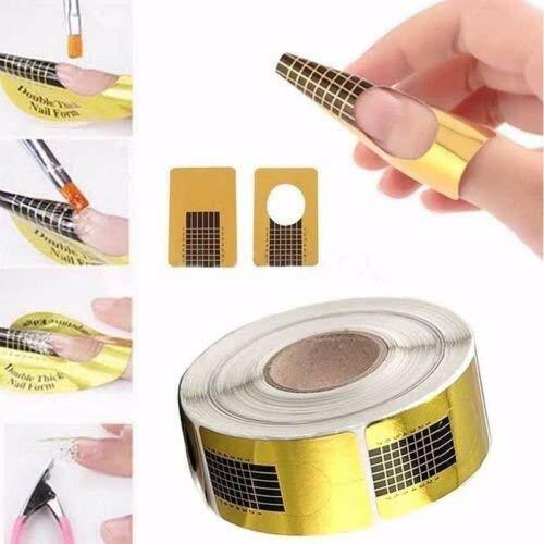 Gold nail forms - forms,