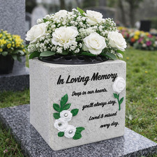 Memorial Grave Flower Pot Vase