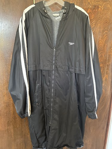 Speedo black hooded - speedo,