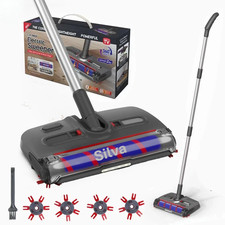 Silva Sweep - Cordless  Floor Sweeper Carpet Cleaner  Handheld Floor Sweeper