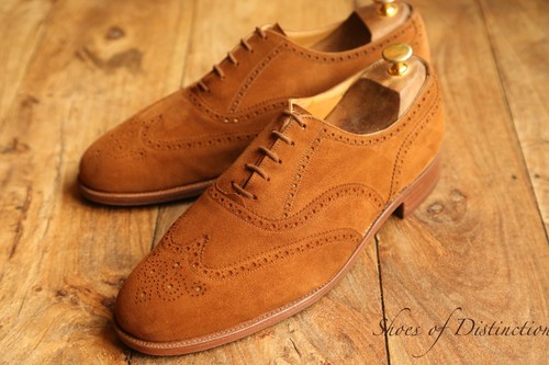 Tricker tan brown - tan, suede