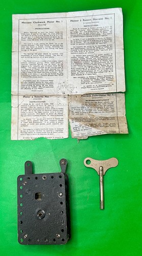 Meccano clockwork motor 1 - meccano,
