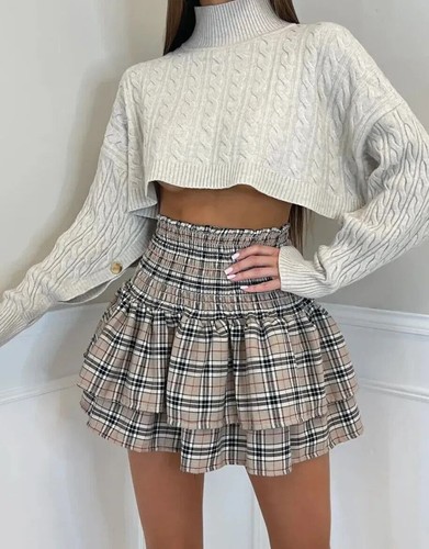 Ladies frill mini rara short - mini,
