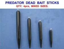 PREDATOR SYSTEM DEAD BAIT STICKS FLOATS FOR PIKE POP UP SNAP TACKLE WIRE TRACE
