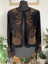 Zara Black Velvet Sequin